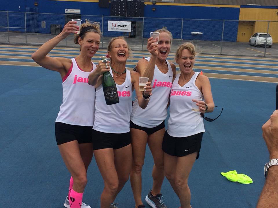 Janes Elite Racing Masters 4x800m Record