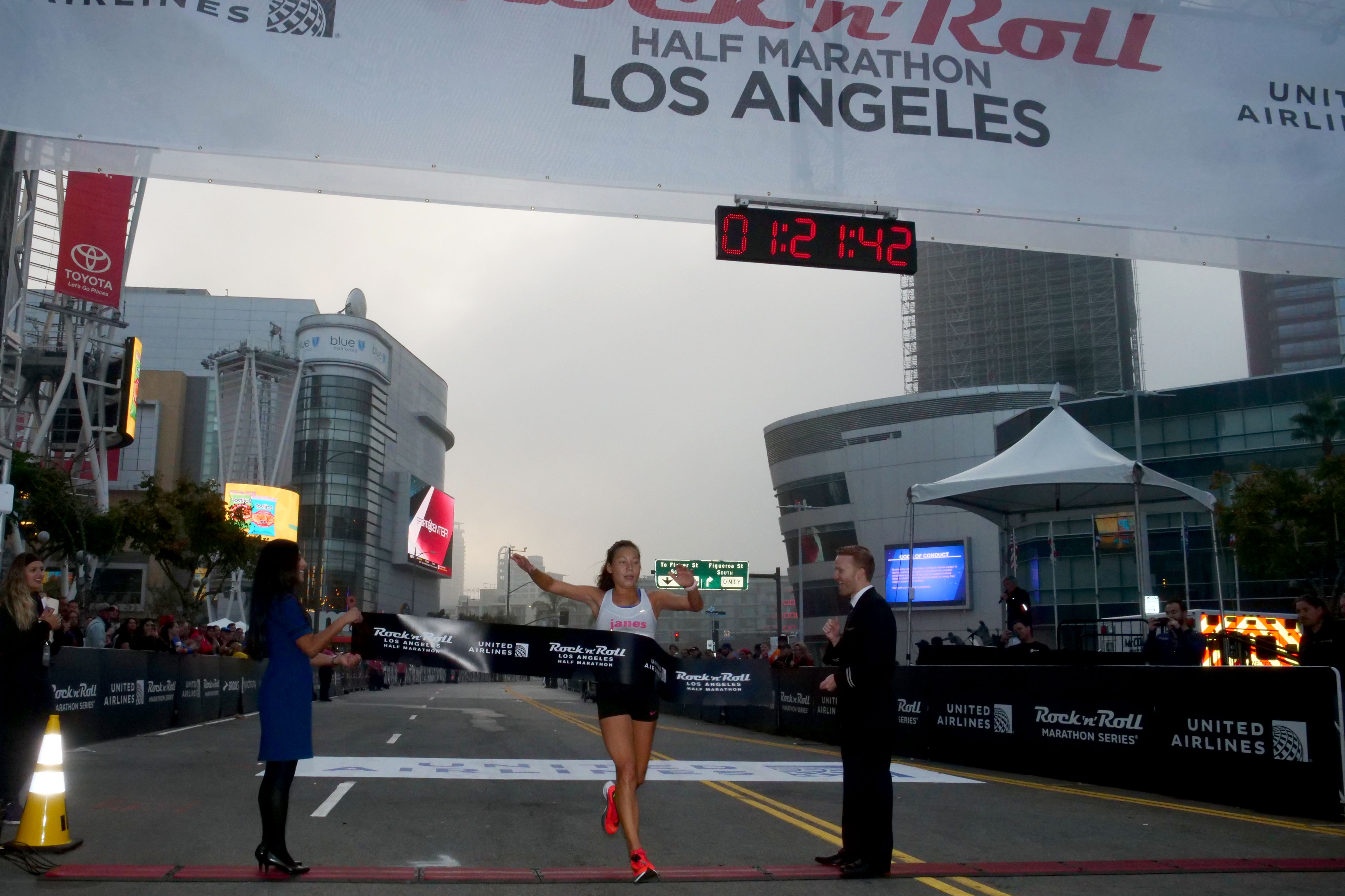 Rock ‘n’ Roll Los Angeles Half Marathon Rachel Miura Janes Elite Racing